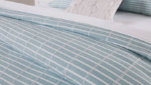 Load image into Gallery viewer, Hudson Duvet Cover Set King Seafoam