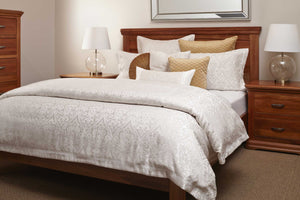 Richford Super King Duvet Cover Set Cream